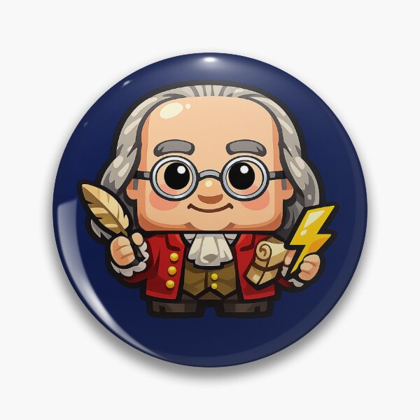 Item preview, Benjamin Franklin  designed and sold by Broken Antler Designs .
