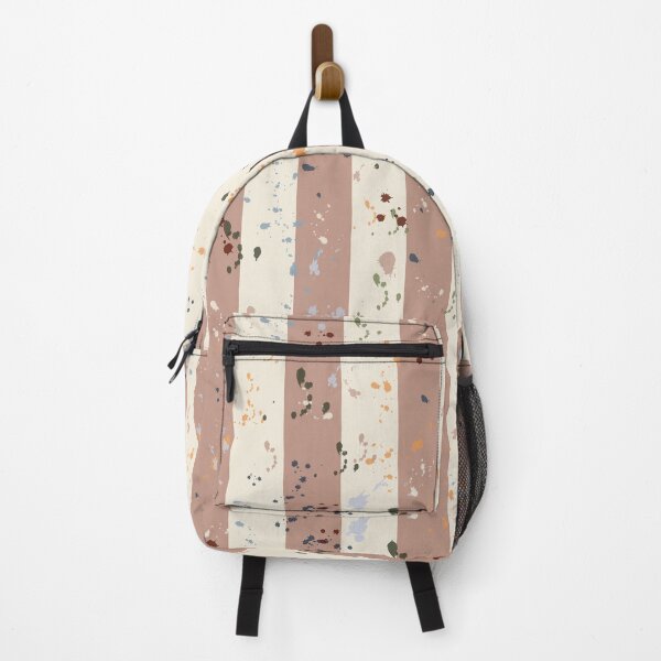 Item preview, Earth Tones Stripes & Artistic Paint Splatters designed and sold by Liliia-Ulizko.