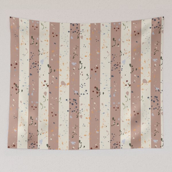 Item preview, Earth Tones Stripes & Artistic Paint Splatters designed and sold by Liliia-Ulizko.