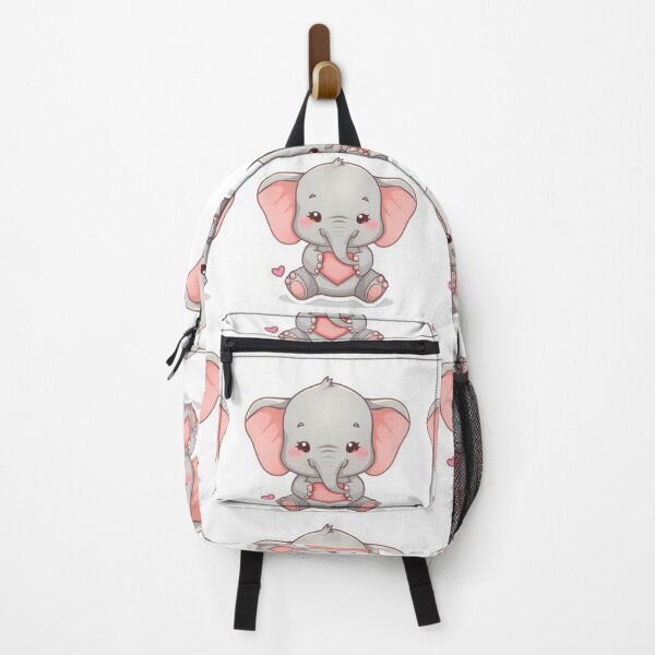 Item preview, Cute Elephant with Heart - Minimal Soft Watercolor Art designed and sold by DigitfanStudio.