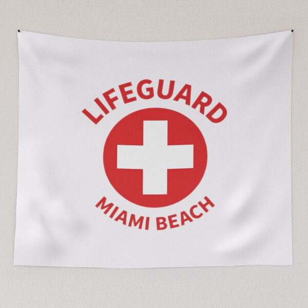 Item preview,  Lifeguard Miami Beach – Classic Rescue Emblem designed and sold by MysticOzzy.