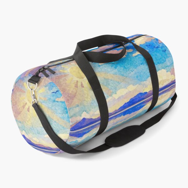 Item preview, Dramatic Sunset over Salt Flats I, Salar de Uyuni, Bolivian Landscape, Mixed Media Digital Collage designed and sold by SWSandraWechner.