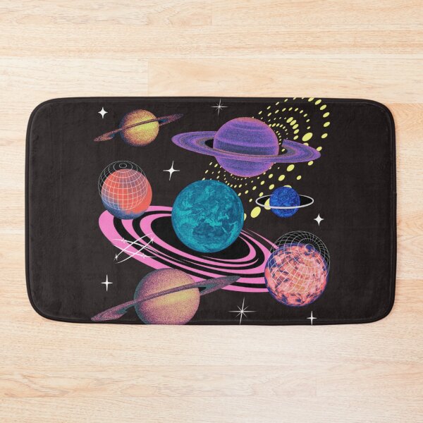 Item preview, Retro Futuristic Solar System Space Pattern designed and sold by TZAR WORKS.