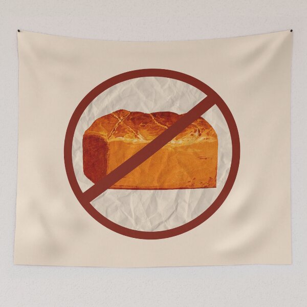 Item preview, Celiacs Gluten Free No Bread No Wheat Sign designed and sold by Vileprint.