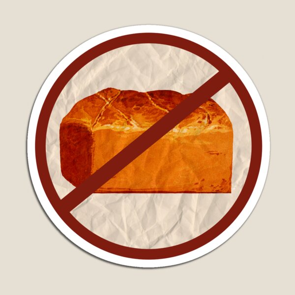 Item preview, Celiacs Gluten Free No Bread No Wheat Sign designed and sold by Vileprint.