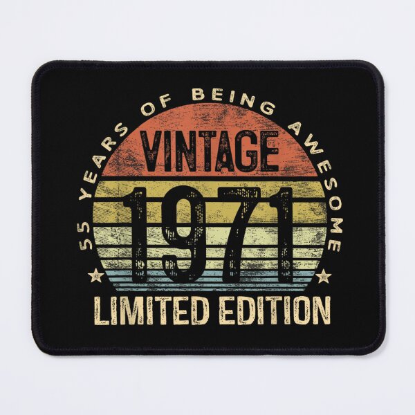 Item preview, Vintage 1971 55 Years of Being Awesome Limited Edition designed and sold by randomslife.