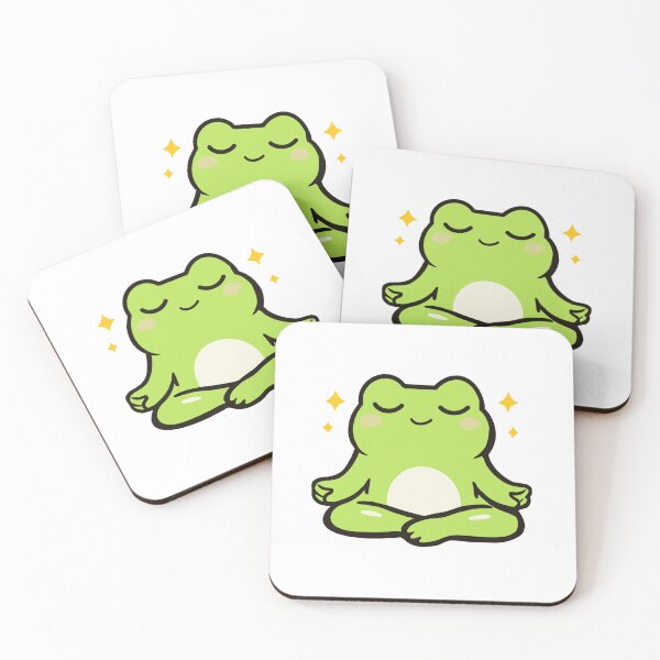 Item preview, Cute Meditation Frog Zen Mood designed and sold by OlhaDreamArt.