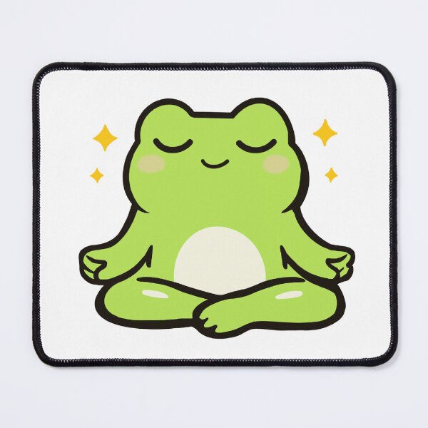 Item preview, Cute Meditation Frog Zen Mood designed and sold by OlhaDreamArt.