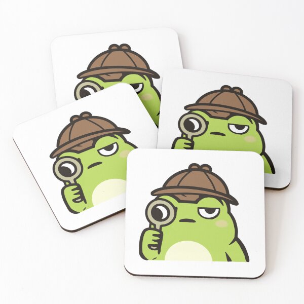 Item preview, Detective Frog Cute Funny Investigator designed and sold by OlhaDreamArt.