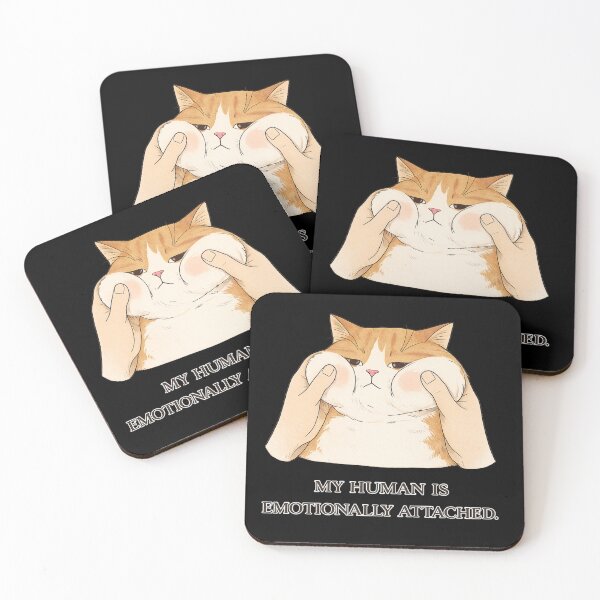 Item preview, My Human Is Emotionally Attached Cat Shirt  designed and sold by Safe Haven Pets.