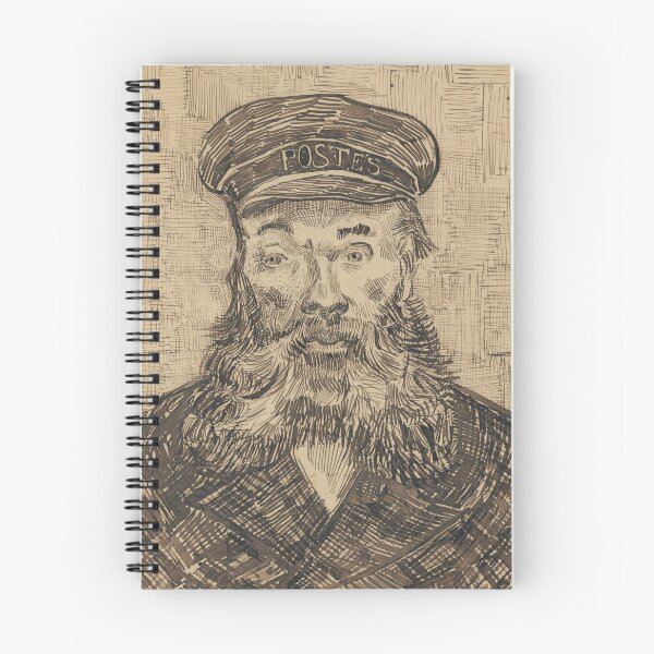 Item preview, Portrait of Joseph Roulin by Vincent van Gogh: Post Impressionist Line Art designed and sold by artofuniverse.