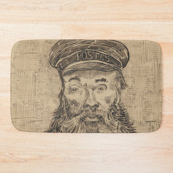 Item preview, Portrait of Joseph Roulin by Vincent van Gogh: Post Impressionist Line Art designed and sold by artofuniverse.