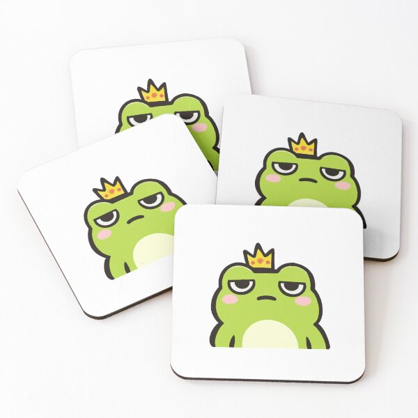 Item preview, Cute Frog King With Crown designed and sold by OlhaDreamArt.