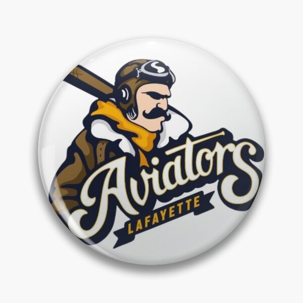 Artikelvorschau, Emblem des Baseballteams Aviators Lafayette entworfen und verkauft von Combatente.
