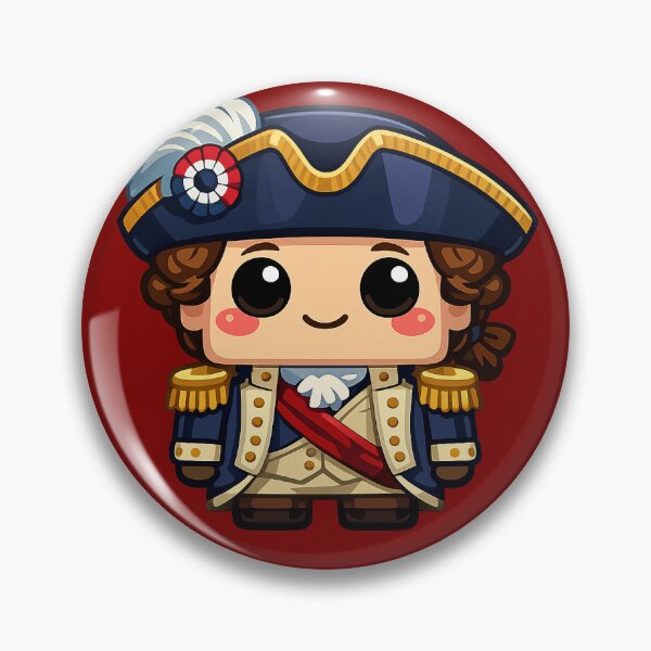 Item preview, Marquis de Lafayette designed and sold by Broken Antler Designs .