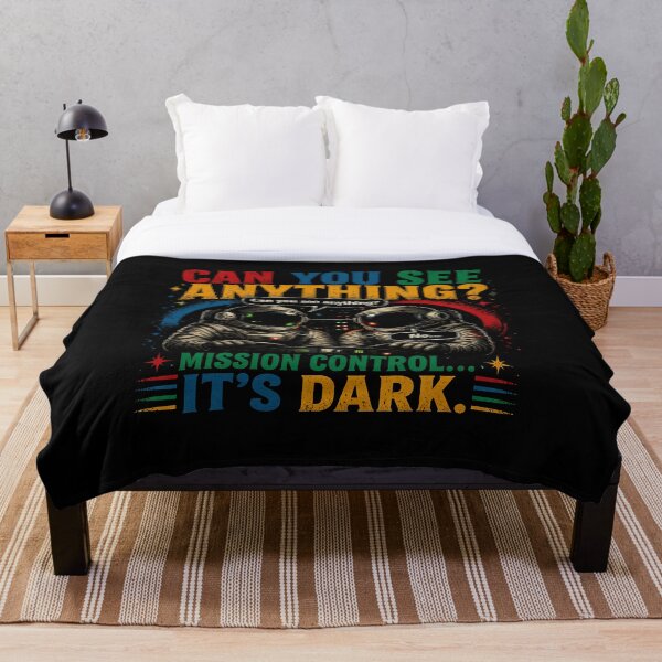 Item preview, Mission Control It’s Dark Funny Astronaut Meme | Dry Humor Space Design designed and sold by IdentityThread.
