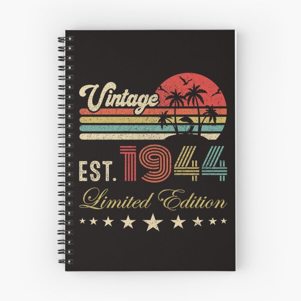 Item preview, Vintage 1944 Est Limited Edition Retro Sunset Birthday designed and sold by randomslife.