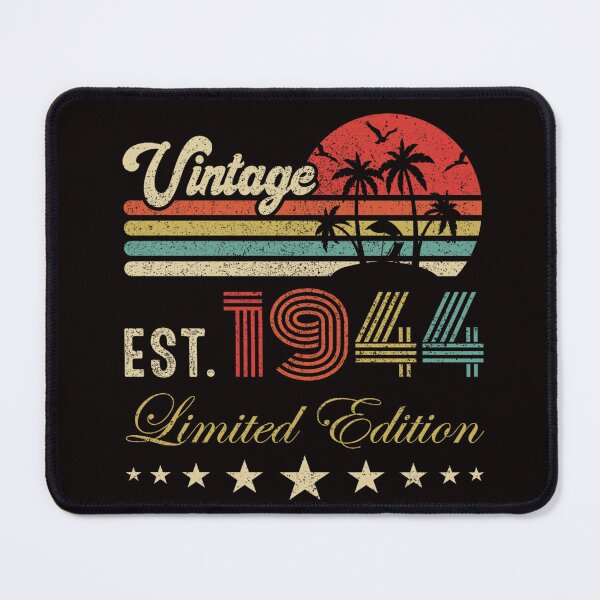 Item preview, Vintage 1944 Est Limited Edition Retro Sunset Birthday designed and sold by randomslife.