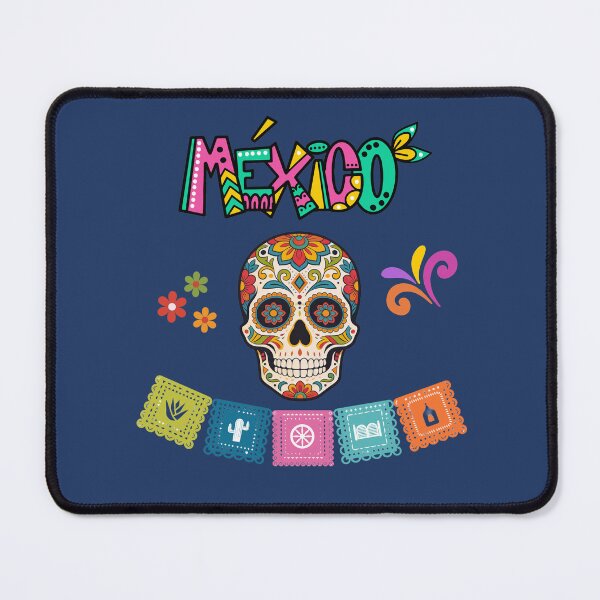 Item preview, Vibrant Mexico Sugar Skull - Traditional Day of the Dead Art designed and sold by Soluna Studio.