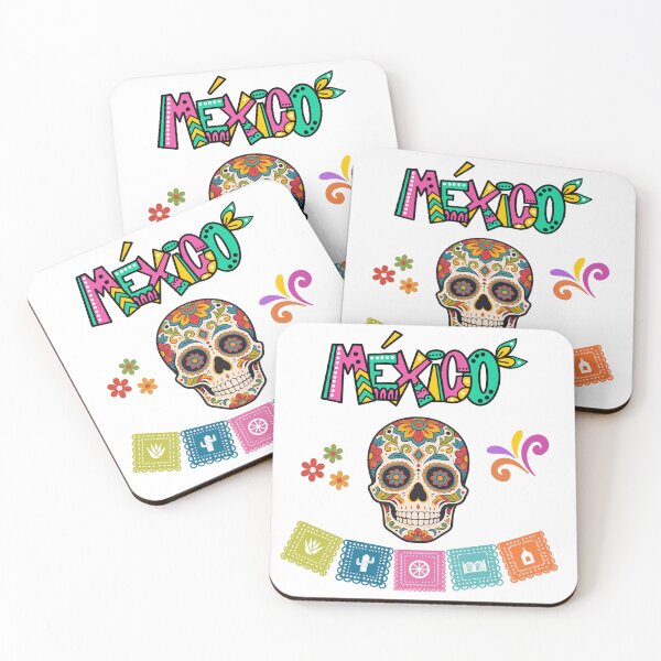 Item preview, Vibrant Mexico Sugar Skull - Traditional Day of the Dead Art designed and sold by Soluna Studio.
