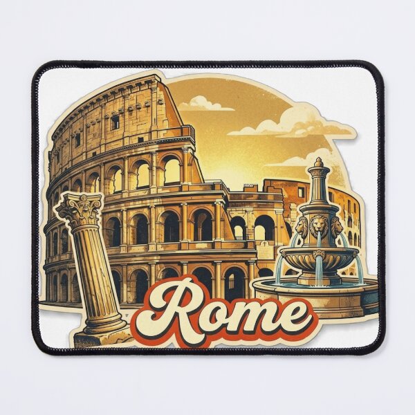 Item preview, Rome Vintage Retro Travel Design designed and sold by MIArt Studio.