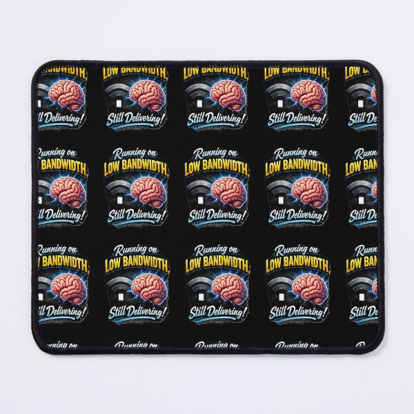 Item preview, Running on Low Bandwidth Still Delivering | Brain Injury Recovery T-Shirt, Stroke Survivor Awareness, TBI Recovery Gift designed and sold by ComebackCotton.
