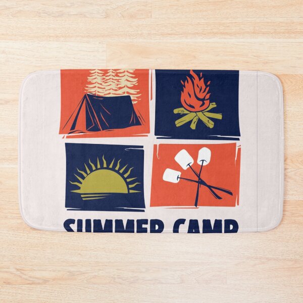 Item preview, Retro Summer Camp Adventure Badge Art designed and sold by TZAR WORKS.