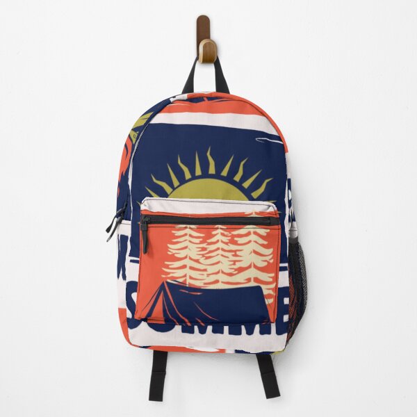 Item preview, Retro Summer Camp Adventure Badge Art designed and sold by TZAR WORKS.