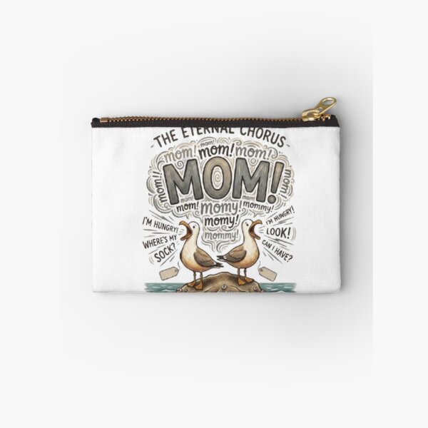Item preview, Funny Screaming Seagulls Calling 'MOM!' - Personalized Family Flock Design designed and sold by anasmovic.