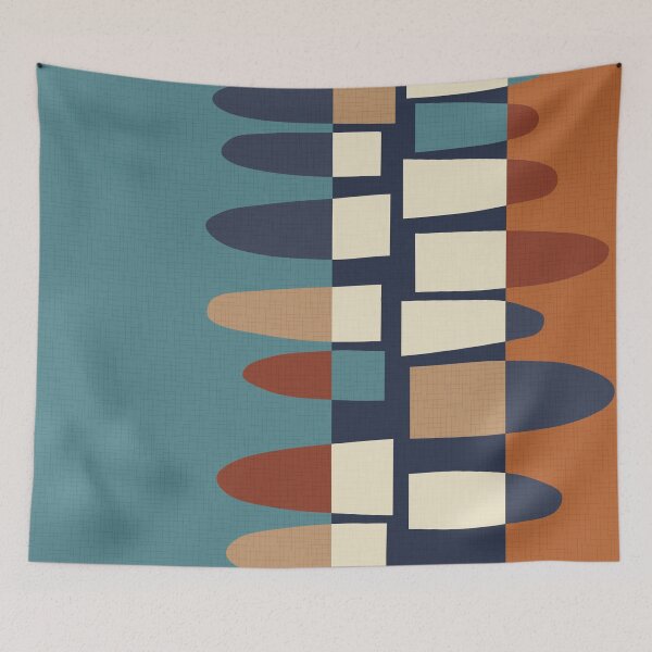 Item preview, MCM abstract shapes designed and sold by JMgraphic.
