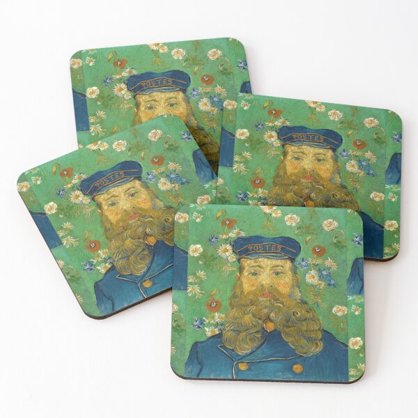 Item preview, Portrait of Joseph Roulin by Vincent van Gogh: Post Impressionist Art Print designed and sold by artofuniverse.