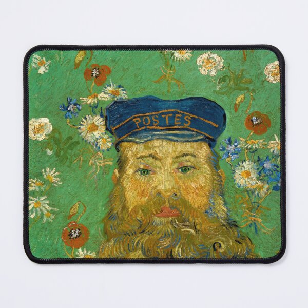 Item preview, Portrait of Joseph Roulin by Vincent van Gogh: Post Impressionist Art Print designed and sold by artofuniverse.