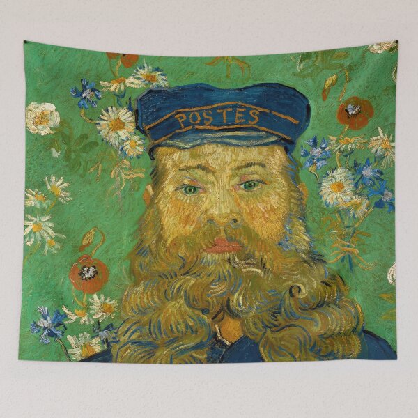 Item preview, Portrait of Joseph Roulin by Vincent van Gogh: Post Impressionist Art Print designed and sold by artofuniverse.