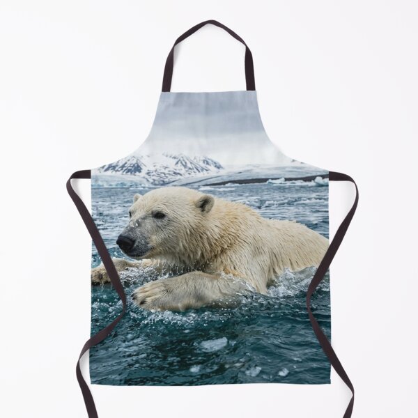 Item preview, Polar bear swimming. designed and sold by Malisa345.
