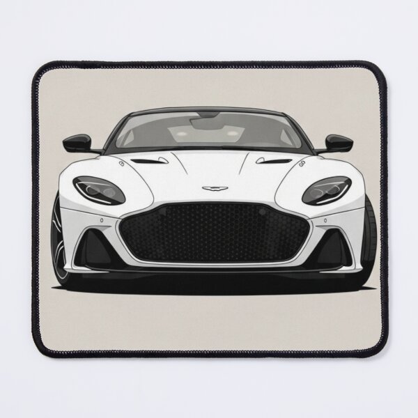 Item preview, Aston Martin DBS Superleggera White Modern Supercar Polaroid Art designed and sold by Motorline44.