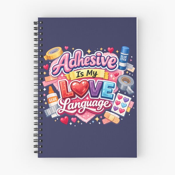 Item preview, Adhesive Is My Love Language – Cute Crafting Design designed and sold by blankTeeShirt.