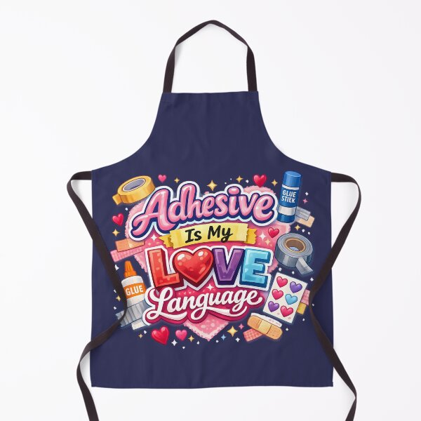 Item preview, Adhesive Is My Love Language – Cute Crafting Design designed and sold by blankTeeShirt.