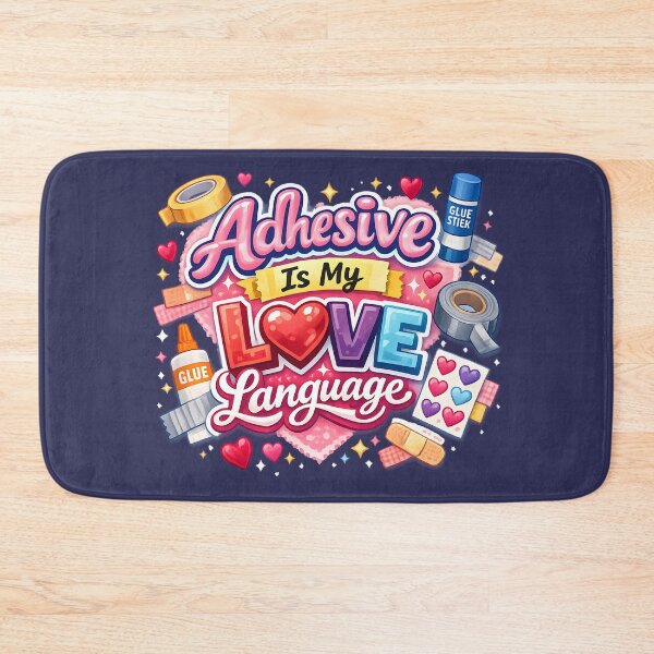 Item preview, Adhesive Is My Love Language – Cute Crafting Design designed and sold by blankTeeShirt.