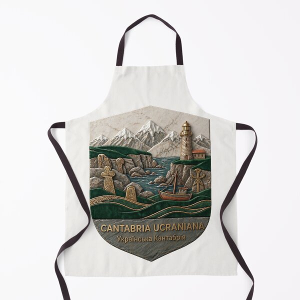 Item preview, Cantabria Ucraniana - Altamira Bison and Picos de Europa - Ukrainian Spain Emblem designed and sold by UkrainianSpain.
