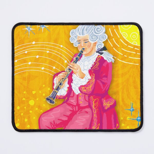 Item preview, Classical music, Baroque musician clarinet player designed and sold by Bearlala.