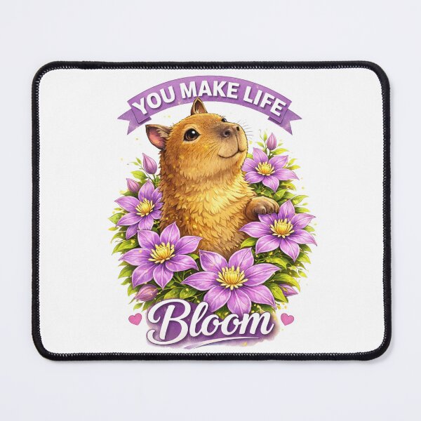 Item preview, Capybara You Make Life Bloom Gift Shirt designed and sold by vampbabe54.