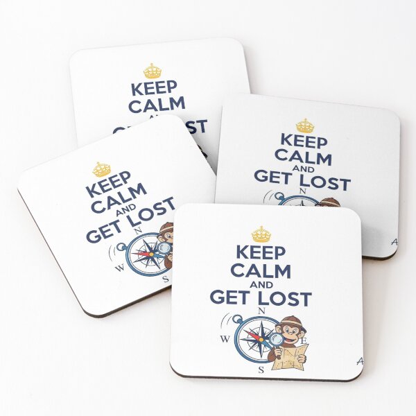 Item preview, Keep Calm and Get Lost designed and sold by Azar Awan.