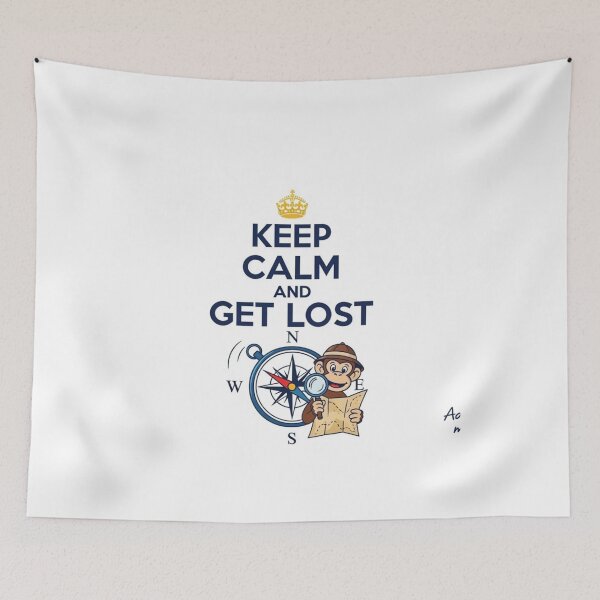 Item preview, Keep Calm and Get Lost designed and sold by Azar Awan.