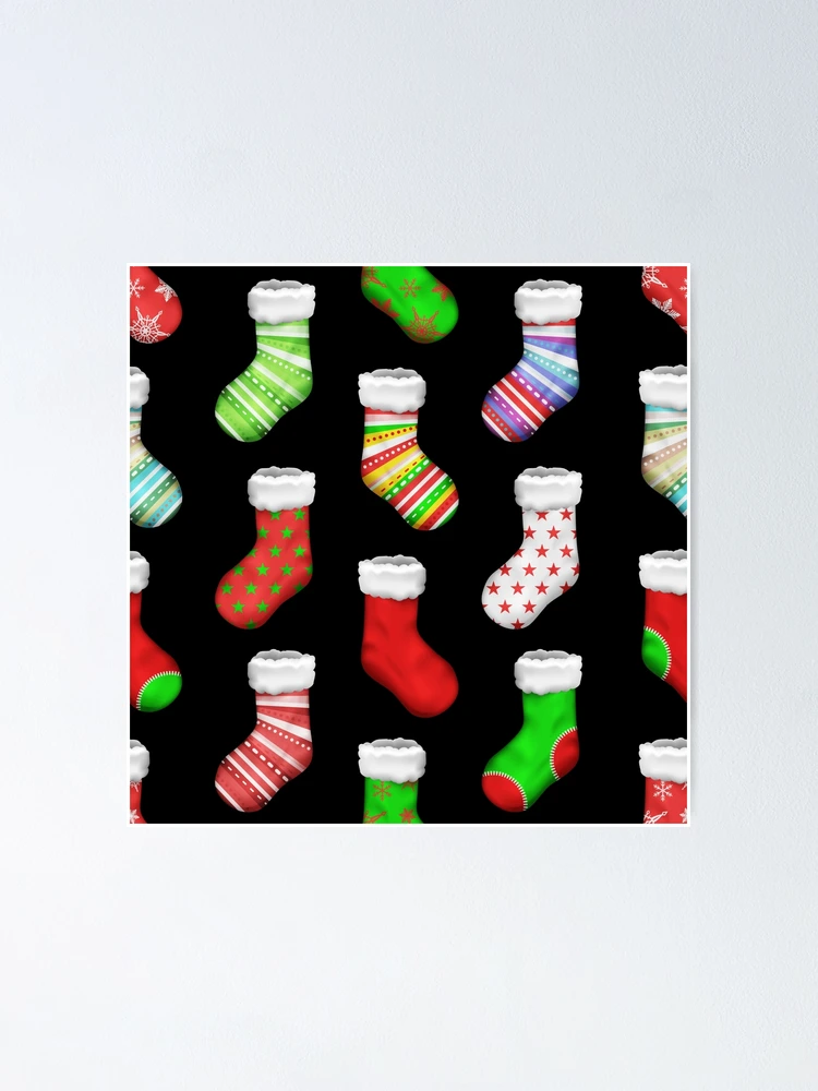 Thumbnail 1 of 3, Poster, Christmas Pattern designed and sold by hyperite.