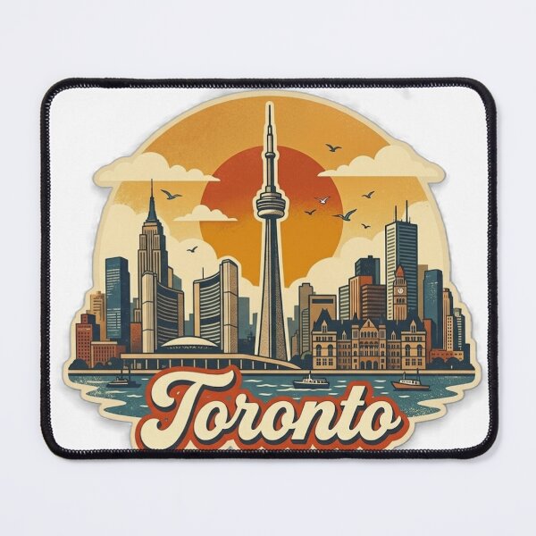 Item preview, Toronto Vintage Retro Travel Design designed and sold by MIArt Studio.