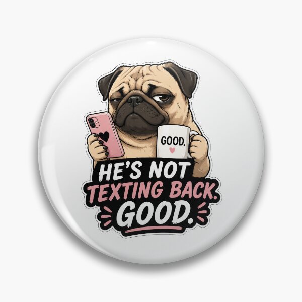 Item preview, Sassy Pug Single Era Energy designed and sold by Gentlestate.