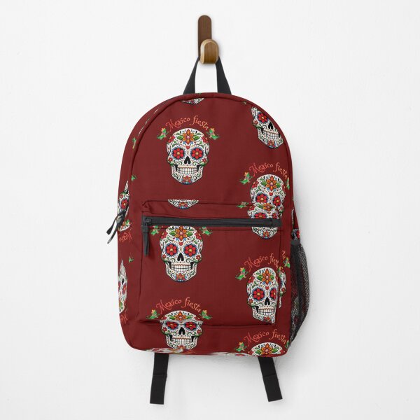 Item preview, Mexico Fiesta Sugar Skull - Vibrant Floral Calavera Art designed and sold by Soluna Studio.