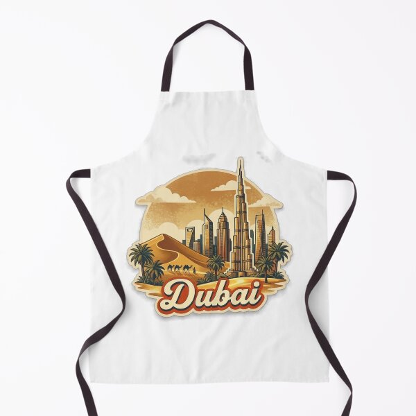 Item preview, Dubai Vintage Retro Travel Design designed and sold by MIArt Studio.