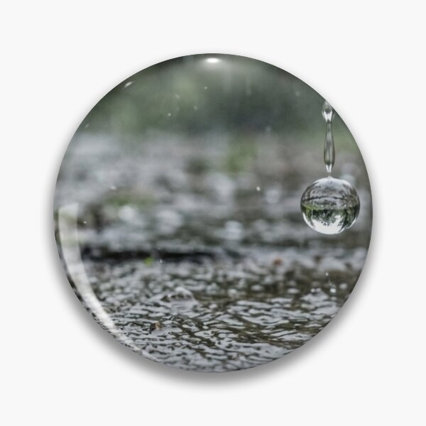 Item preview, Raindrop suspended before impact. designed and sold by Malisa345.
