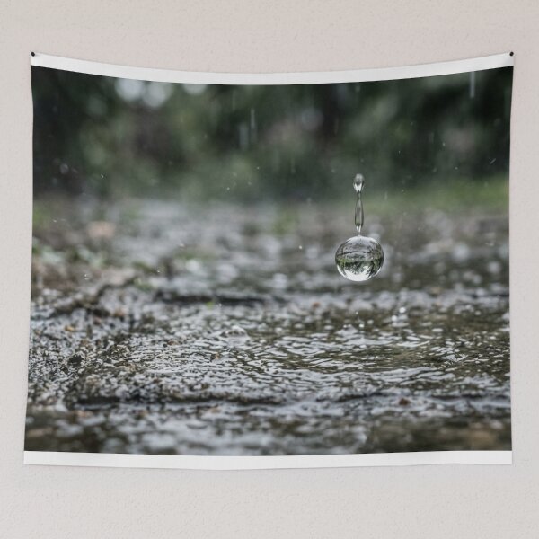 Item preview, Raindrop suspended before impact. designed and sold by Malisa345.